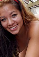 ATK Exotics: Morgan Lee (Asian Morgan spread her pussy outdoors)