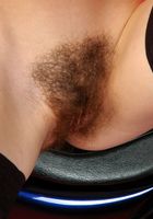 ATK Archives: Nadja (Nadja modeling in front of the bike)