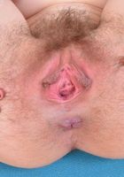 ATK Natural & Hairy: Nickey Huntsman (Nickey gapes her sweet ass and hairy peach.)