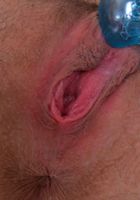 ATK Petites: Nickey Huntsman (Nickey stretches her hairy pussy with a vibrator.)