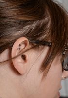 ATK Petites: Nickey Huntsman (Nickey pulls her hairy meat pie apart.)