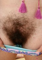 ATK Natural & Hairy: Paulette (Paulette pulls her pink hairy pussy open wide)