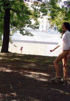 ATK Archives: Petra (Naughty babe Petra walks around naked in town)