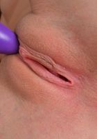 ATK Petites: Rachel James (Blonde Babe Rachel James Uses a Purple Toy on Her Pussy)