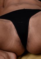 ATK Exotics: Rhianna Royce (Ebony Rhianna strips off her panties)