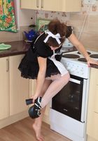 ATK Natural & Hairy: Rosie Ann (Rosie Ann soaping up and combing her furry beaver.)