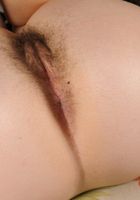 ATK Natural & Hairy: Sativa Verte (Hairy Sativa spreads her ass outside)