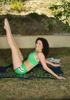 ATK Natural & Hairy: Sativa Verte (Hairy Sativa poses outside)