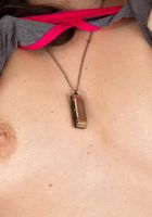 ATK Natural & Hairy: Simone Delilah (Hairy Simone strips outside)