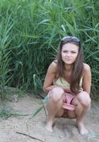 ATK Petites: Sonya (Naughty amateur Sonya takes a pee on the beach)