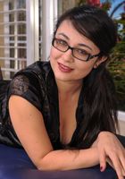 ATK Exotics: Sophia Jade (Sophia Jade: Asian Dress and stockings cum off)