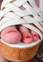 ATK Galleria: Tiffany Watson (Tiffany Watson's Feet Look Sexy in Her White Shoes)