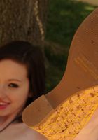 ATK Petites: Ally Evans (Ally Evans is a super happy babe and she loves a finger in her ass)