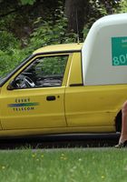 ATK Archives: Zuzana (Sexy tan Zuzana strips and walks around town nude)